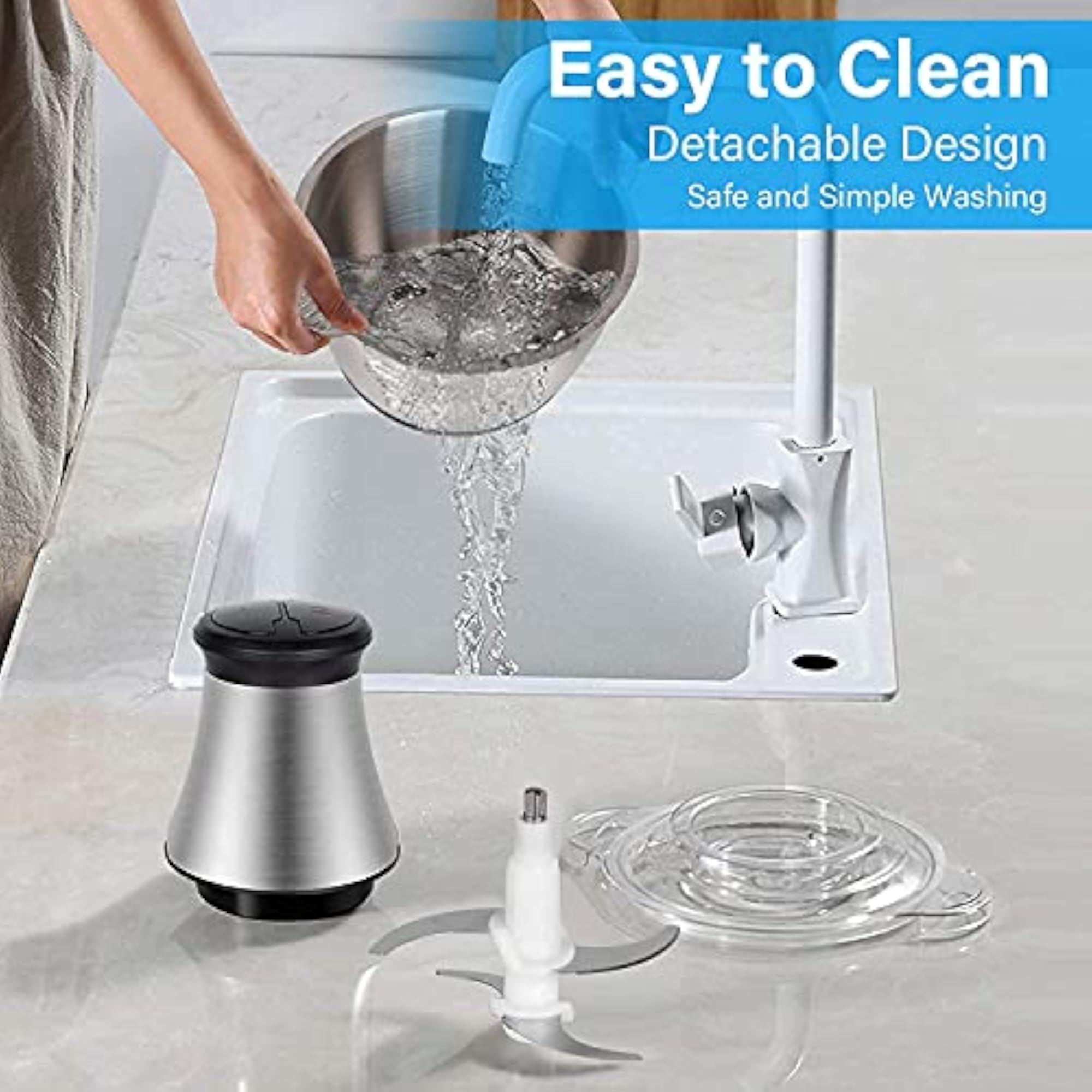 2 Litre Electric Meat Grinder with Bowl, 2 Speeds